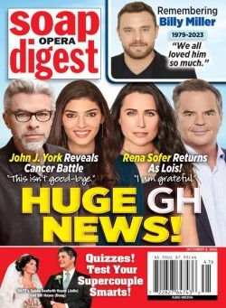 Soap Opera Digest – October 9 2023