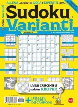 Sudoku Varianti – Novembre-Dicembre 2023