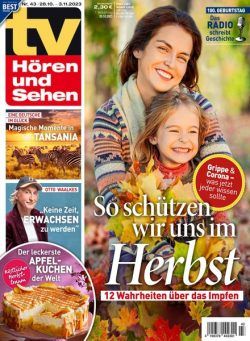 TV HOren und Sehen – 20 Oktober 2023