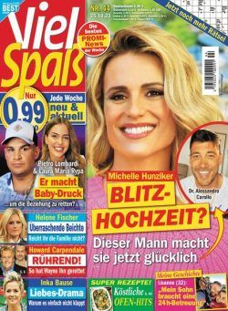 Viel Spass – 25 Oktober 2023