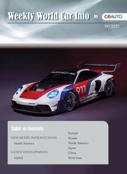 Weekly World Car Info – Issue 39 – 1 October 2023