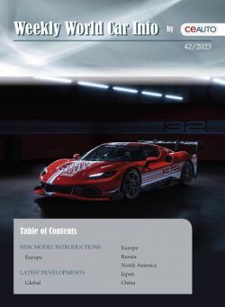 Weekly World Car Info – Issue 42 – 23 October 2023