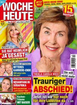 Woche Heute – 11 Oktober 2023