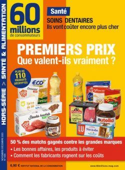 60 Millions de Consommateurs – Hors-Serie – Novembre-Decembre 2023