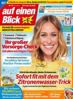 Auf Einen Blick – 16 November 2023