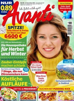 Avanti – 9 November 2023