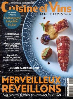 Cuisine et Vins de France – Novembre-Decembre 2023