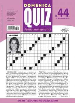 Domenica Quiz – 26 Ottobre 2023