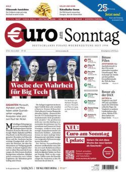 Euro am Sonntag – 27 Oktober 2023