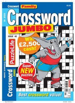 Family Crossword Jumbo – Issue 40 – October 2023