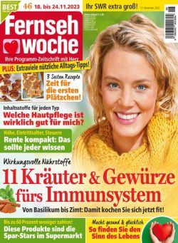 Fernsehwoche – 10 November 2023