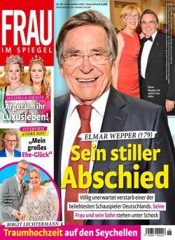 Frau im Spiegel – 8 November 2023