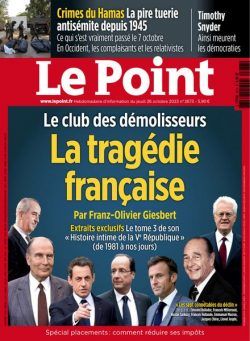 Le Point – 26 Octobre 2023