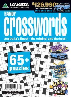 Lovatts Handy Crosswords – Issue 141 – October 2023