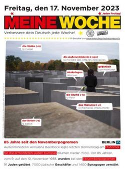 Meine Woche – 17 November 2023