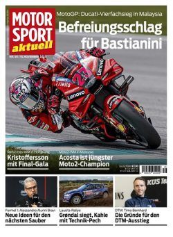 Motorsport aktuell – 14 November 2023