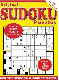 Original Sudoku – Issue 3 – 1 November 2023