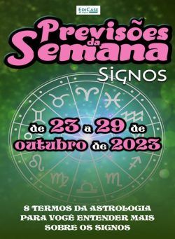 Previsoes da Semana – 23 Outubro 2023