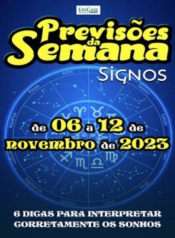 Previsoes da Semana – 6 Novembro 2023