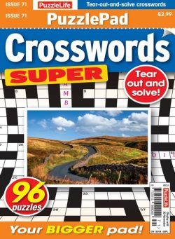 PuzzleLife PuzzlePad Crosswords Super – Issue 71 – 2 November 2023