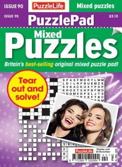 PuzzleLife PuzzlePad Puzzles – Issue 90 – 2 November 2023