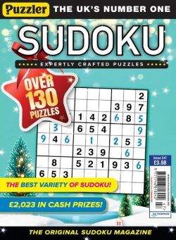 Puzzler Sudoku – Issue 247 – 2 November 2023