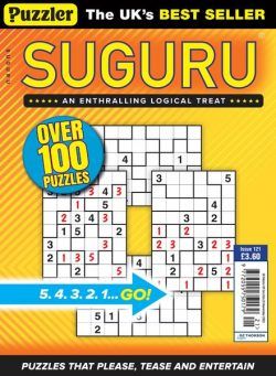 Puzzler Suguru – Issue 121 – 2 November 2023