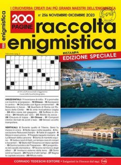 Raccolta Enigmistica – Novembre-Dicembre 2023