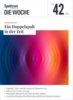 Spektrum Die Woche – 20 Oktober 2023