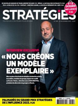 Strategies – 16 Novembre 2023