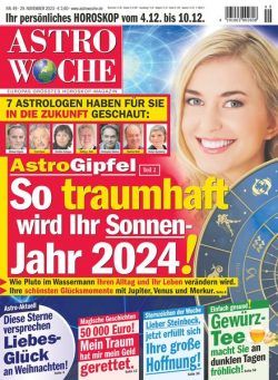 Astrowoche – 29 November 2023