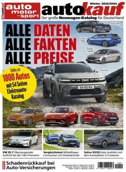 Auto Motor und Sport Autokauf – Winter 2023-2024