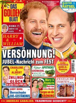 Das Goldene Blatt – 16 Dezember 2023