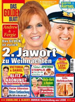 Das Goldene Blatt – 25 November 2023