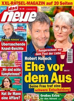 Das Neue – 2 Dezember 2023