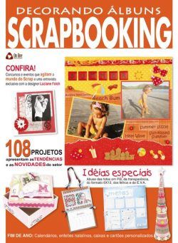 Decorando albuns Scrapbooking – Dezembro 2023