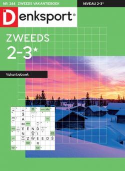 Denksport Zweeds 2-3 vakantieboek – 22 December 2023