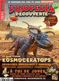 Dinopedia Decouverte – Novembre 2023