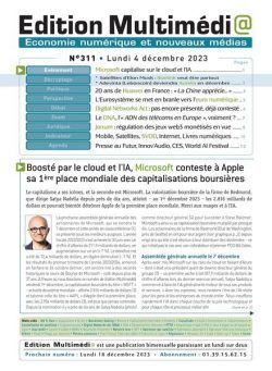 Edition Multimedia – 4 Decembre 2023