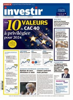 Investir – 2 Decembre 2023