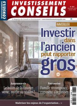 Investissement Conseils – Decembre 2023 – Janvier 2024