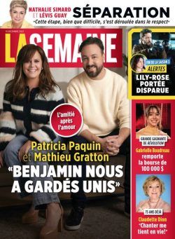 La Semaine – 15 Decembre 2023