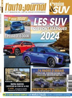 L’Auto-Journal 4×4 – Janvier-Fevrier-Mars 2024