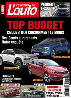 L’Essentiel de l’Auto – Janvier-Fevrier-Mars 2024