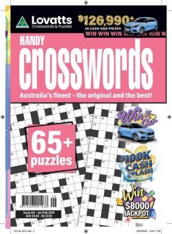 Lovatts Handy Crosswords – Issue 142 – December 2023