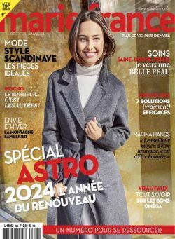 Marie France – Decembre 2023 – Janvier 2024