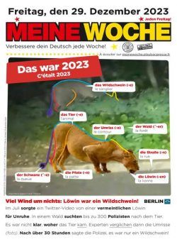 Meine Woche – 29 Dezember 2023