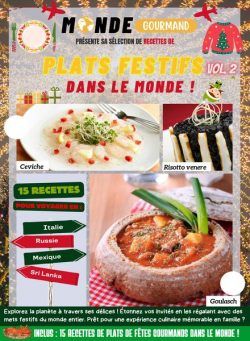 Monde Gourmand – 16 Decembre 2023