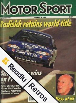 Motor Sport Magazine – November 1994