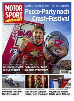 Motorsport aktuell – 28 November 2023